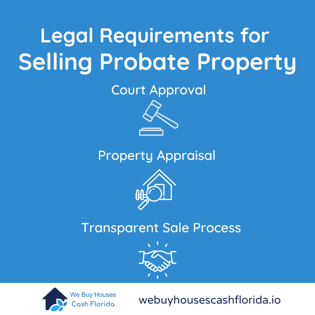 selling probate property legal requirements infographic